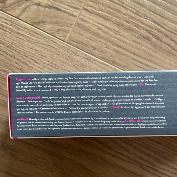 Drunk Elephant T.L.C. Framboos Glycolic Resurfacing Night Serum, Large Size, NWT - Picture 4 of 4